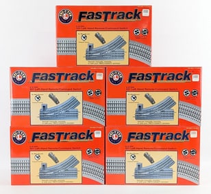 (5) Lionel Fastrack Left Hand Remote / Command Switch 6-81254