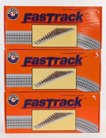 (3) Lionel Fastrack Graduated Trestle 6-12037