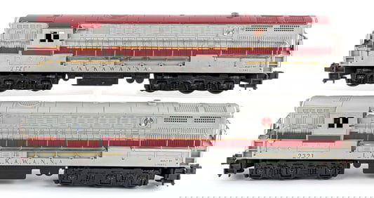 Lionel and Williams 2321 Lackawanna Engines