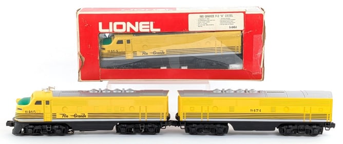 Lionel Rio Grande F-3 ABA Units