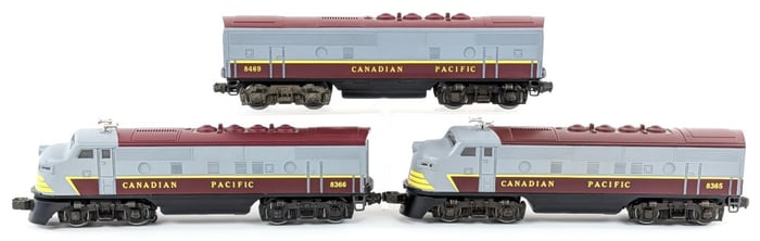 Lionel Canadian Pacific 8365 F3 ABA Diesels