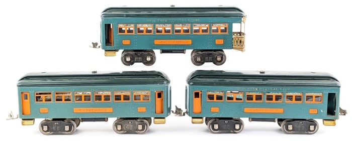 Lionel Standard Gauge 339 / 339 / 341 Passenger Cars