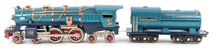 Contemporary MTH Standard Gauge NYC 400E Steam Locomotive and Tender