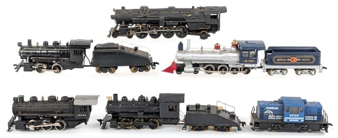 (6) HO Scale Train Engines
