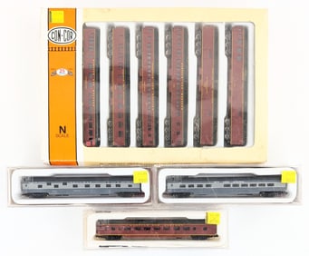 Con-Cor Norfolk and Western Passenger Car Set & New York Central Passenger Cars