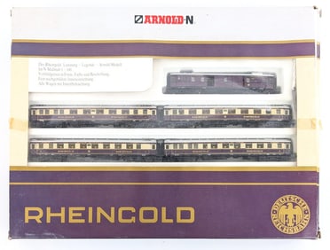 Arnold N Scale Rheingold Passenger Car Set