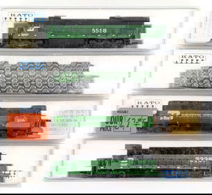(4) Kato N Scale Burlington Northern Engines