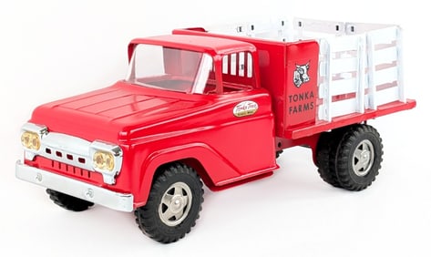 Restored Tonka Farms Stake Bed Truck
