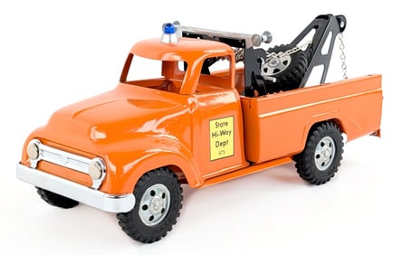 Custom Tonka State Hi-Way Dept. Wrecker Tow Truck