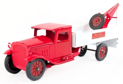 Restored Buddy L Wrecking Tow Truck