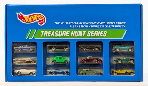 1995 Hot Wheels JC Penney 12-Car Treasure Hunt Set