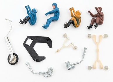 Hot Wheels RRRumblers Track Guides, Riders, and Parts