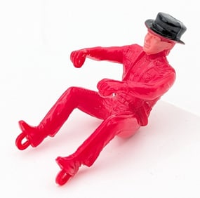 Hot Wheels RRRumblers Hot Pink Rider w/ Black Top Hat