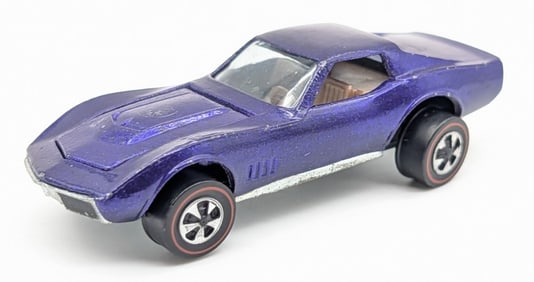 Hot Wheels Redline Purple Custom Corvette