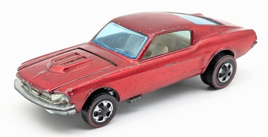Hot Wheels Redline Red Custom Mustang - HK