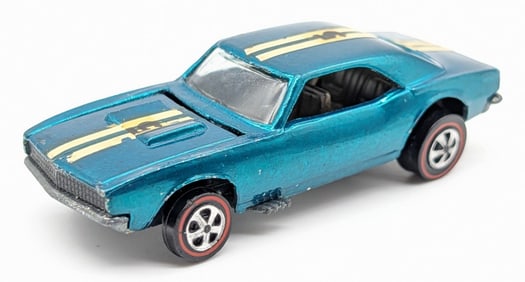 Hot Wheels Redline Aqua Custom Camaro - U.S.
