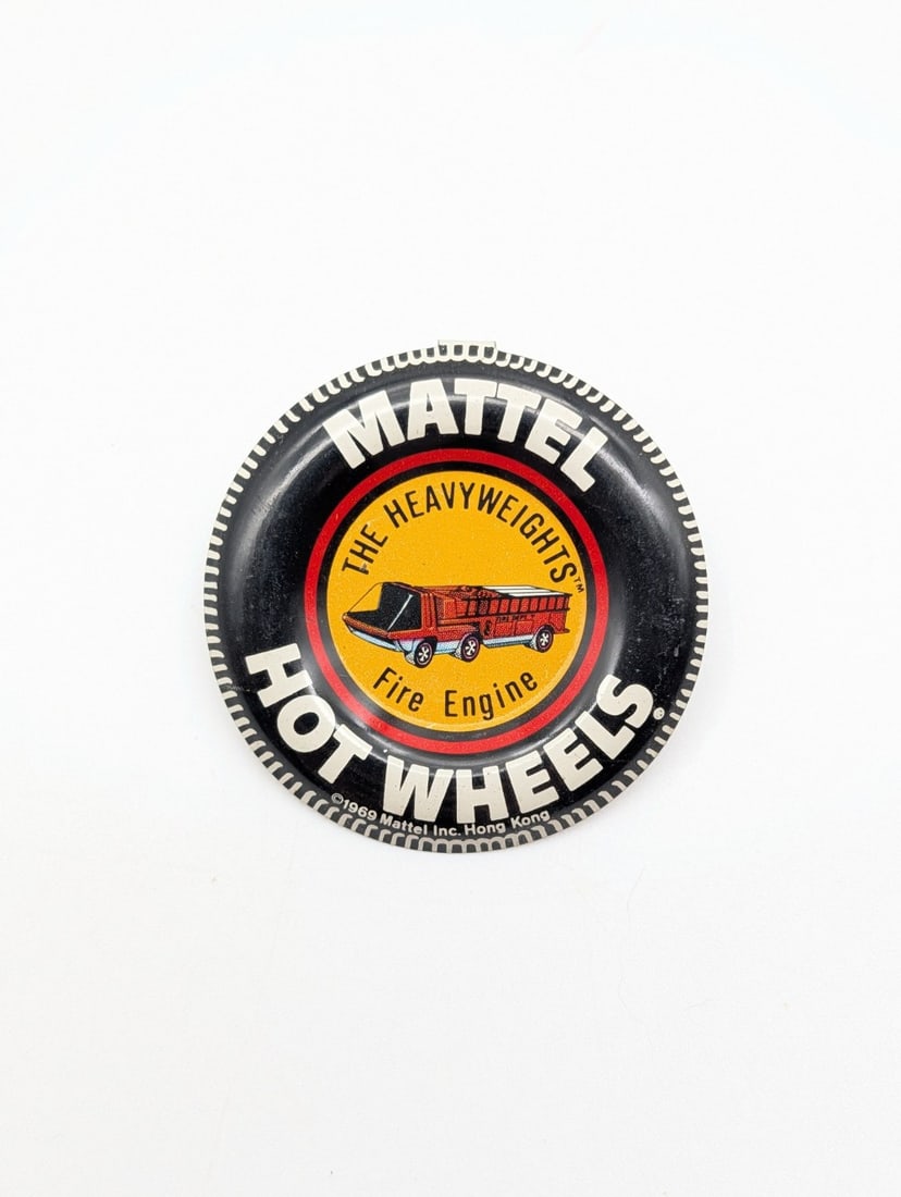 Hot Wheels Redline Heavyweights Fire Engine Truck with Button - 8