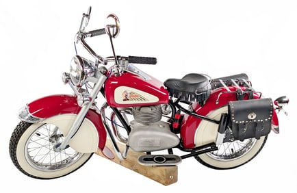 Restored Indian Motorcycle Carnival Ride