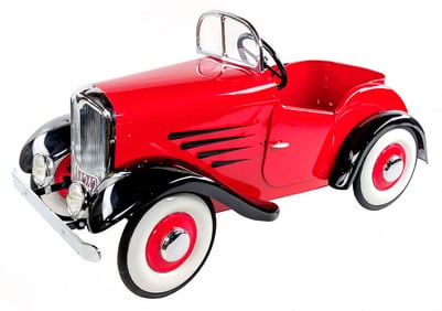 Restored Line Bros. Pedal Car