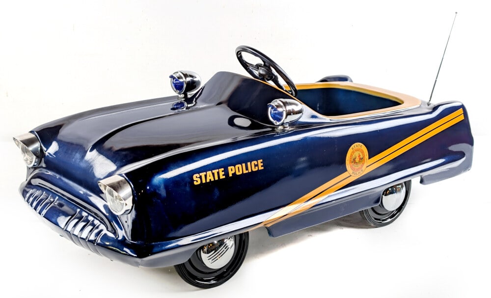 Custom Garton Kidillac State Police Trooper Pedal Car (1 of 16)