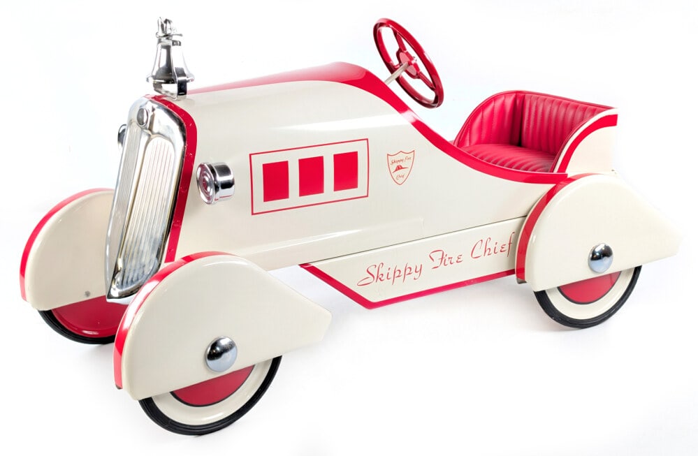 Custom Restored Gendron Skippy Fire Chief Pedal Car (1 of 10)