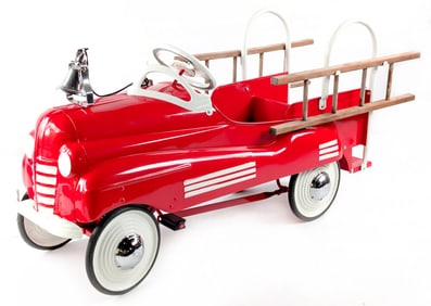 Restored Steelcraft Pontiac Fire Truck Pedal Car
