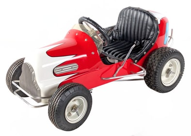 Custom #4 Midget Racer Pedal Car