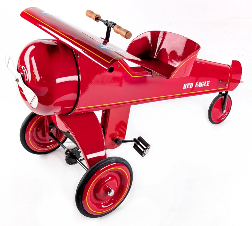 Restored Corcoran Red Eagle Pedal Airplane
