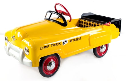 Restored BMC JetLiner Dump Truck Pedal Car