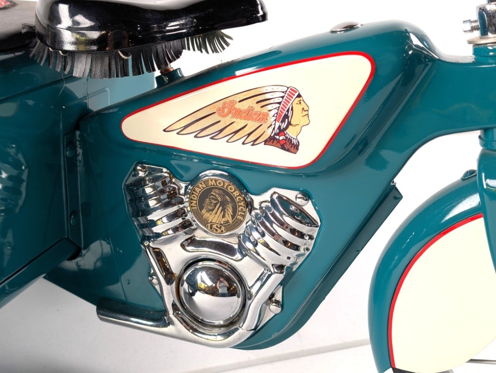 Custom Indian Pedal Tricycle / Motorcycle - 4