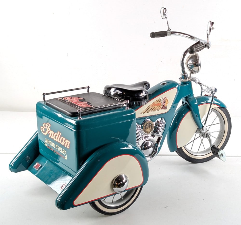 Custom Indian Pedal Tricycle / Motorcycle - 8