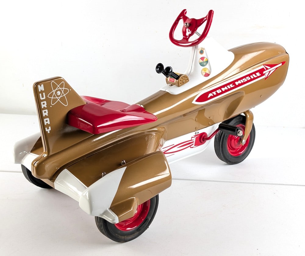 Restored Murray Atomic Missile Pedal Space Rocket - 9