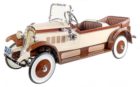 Restored American National Duesenberg Tandem Pedal Car
