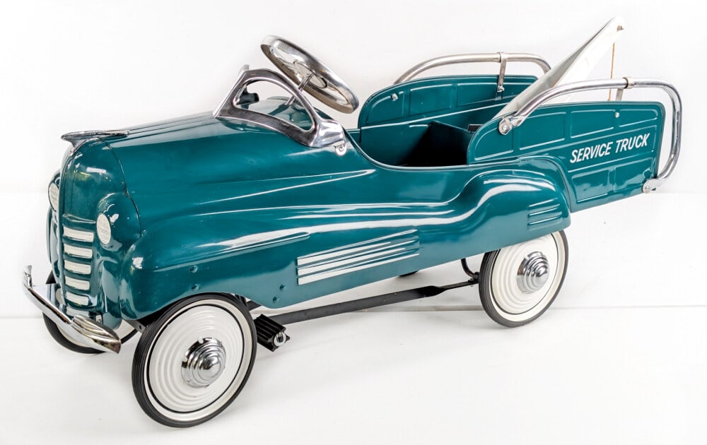 Custom Steelcraft Pontiac Wrecker Tow Truck Pedal Car (1 of 8)