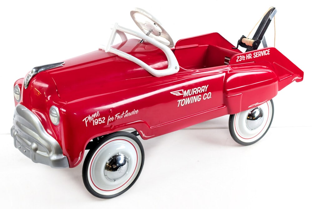 Custom Murray Towing Co. Wrecker Tow Truck Pedal Car (1 of 11)