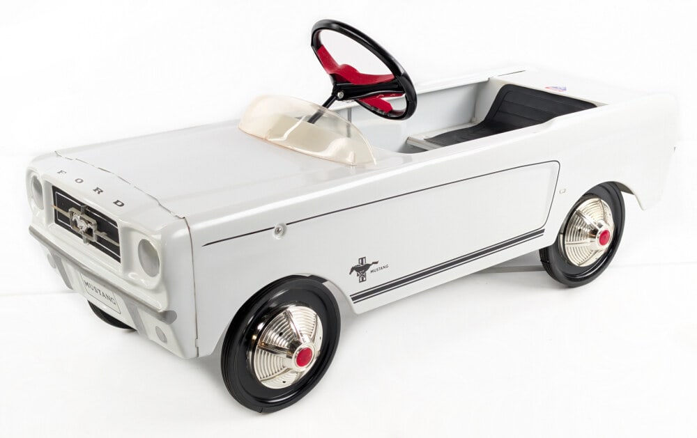 Restored AMF Junior Ford Mustang Pedal Car (1 of 11)