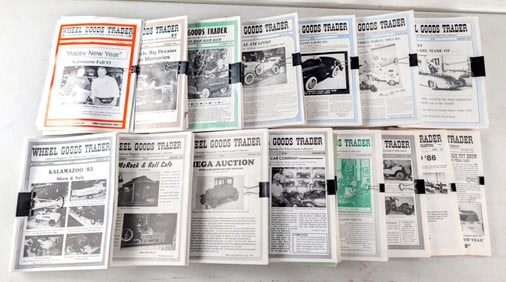 Nearly 200 Wheel Goods Trader Magazines