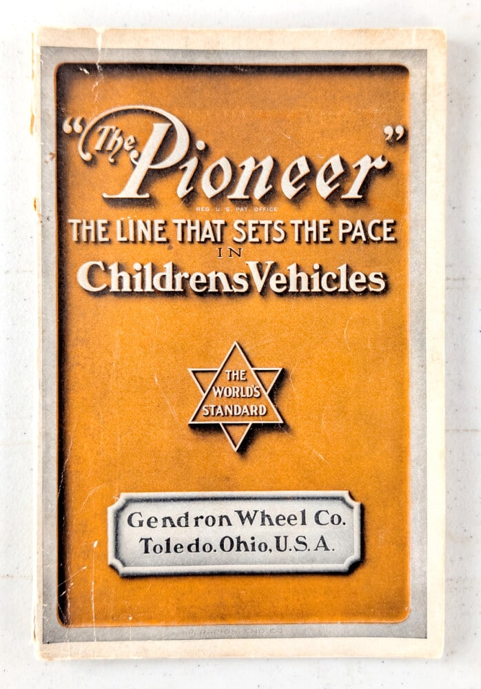 Early Pioneer Gendron Wheel Co. Children's Vehicles / Pedal Car Catalog Early Pioneer Gendron Wheel: Early Pioneer Gendron Wheel Co. Children's Vehicles / Pedal Car Catalog Early Pioneer Gendron Wheel