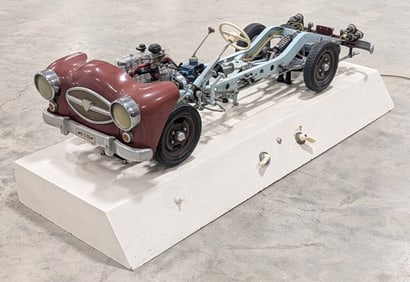 Vintage HOHM German School Training Functioning Model Car