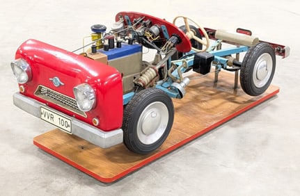 Large Vintage VVR 100 Cutaway Instructional Model by Verkehrs-Verlag Remagen