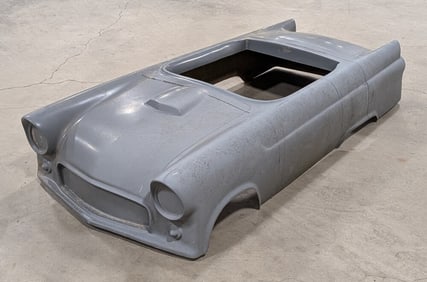 Vintage Thunderbird Fiberglass Go-Kart Body