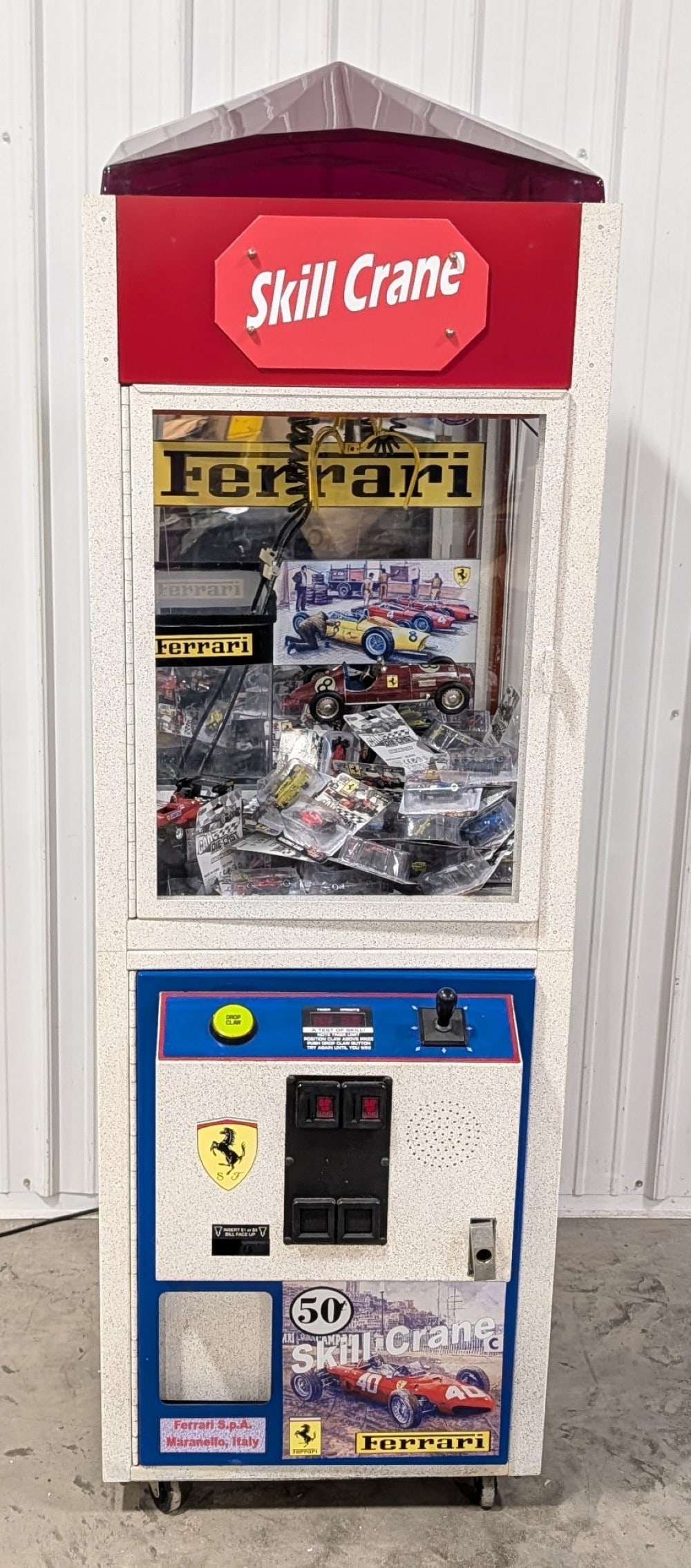 Customized Ferrari Claw Machine Arcade Game With Prizes - 2