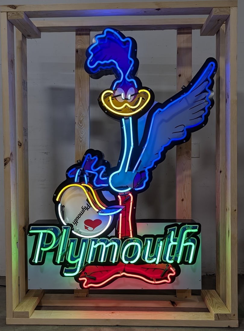 5ft Custom Plymouth Road Runner Neon Sign (1 of 10)