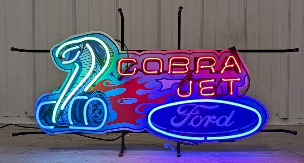 Custom Ford Cobra Jet Neon Sign (1 of 5)