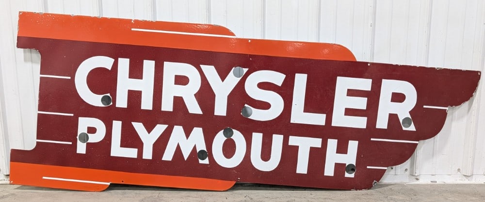 Large SSP Chrysler Plymouth Neon Skin Replica Sign (1 of 5)