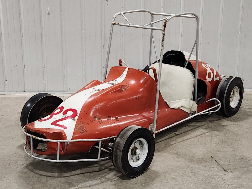 Vintage Quarter Midget Race Car: Sells with No Reserve! 250cc Ducati Gasoline Engine REDUCED ONLINE BUYER'S PREMIUM OF 15% ON THIS LOT