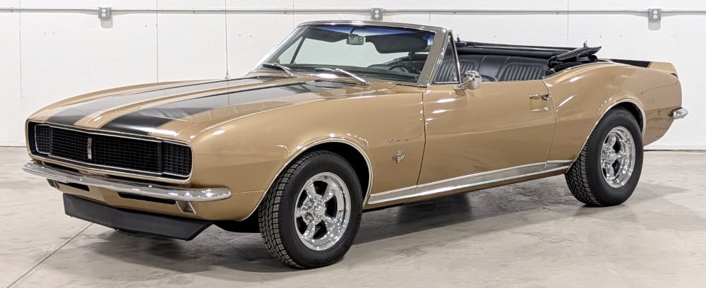 1967 Chevrolet Camaro RS Convertible: Sells with No Reserve! 350 Automatic Power Glide Transmission Power Steering American Racing Rims New Tires Non-Matching Numbers? Reads 33,738 Miles VIN 124677N222919 TITLE (IN) MILEAGE EXEMPT REDUCED