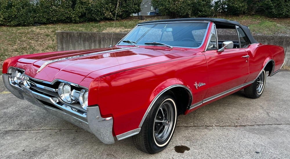 1967 Oldsmobile Cutlass Convertible: 350 V8 Automatic Transmission Power Steering and Brakes New Paint New Convertible Top Bumpers Rechromed New Radials mounted on Rally Wheels Bucket Seats with Console New Seat Covers and Carpet Previou