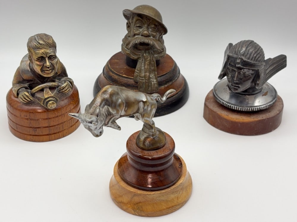 Group of (4) Car Mascots (1 of 10)