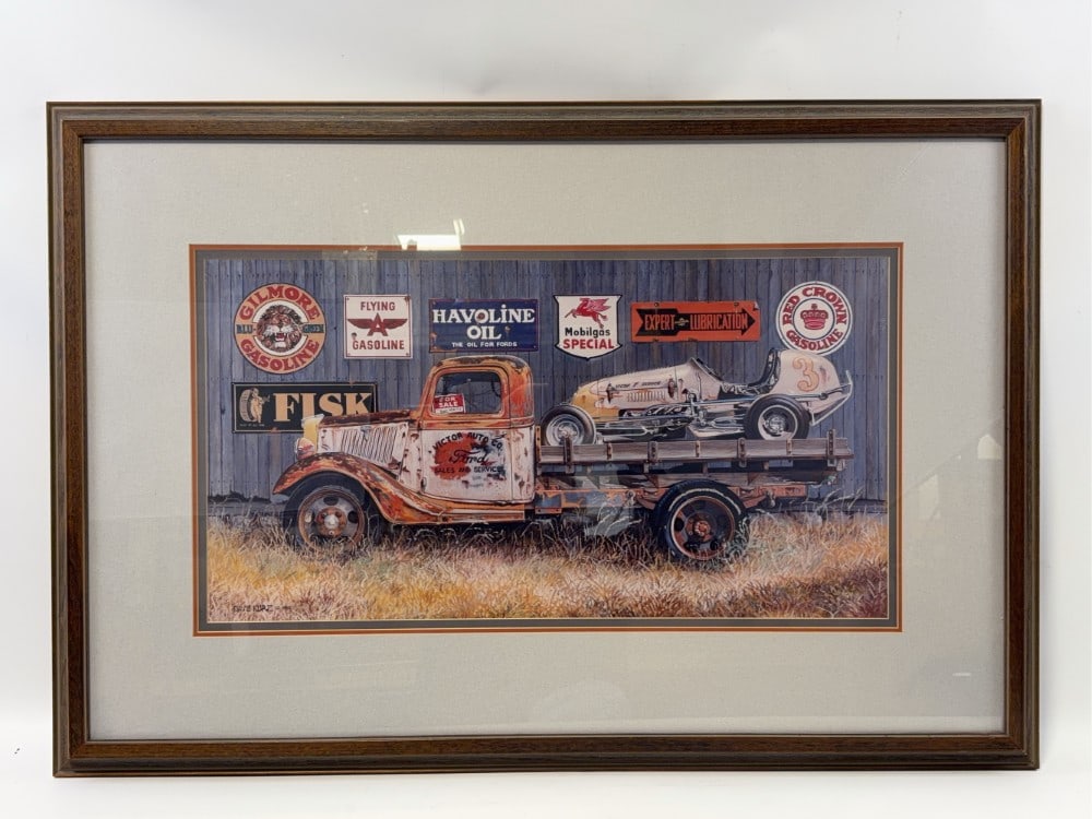 "Not For Sale, Don't Ask" Flatbead Truck and Midget Race Car Framed Print (1 of 5)